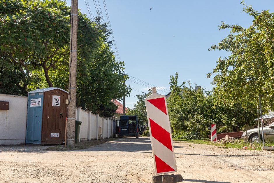 Dėl vykdomų darbų vienos Aleksoto gatvės gyventojai liko be vandens