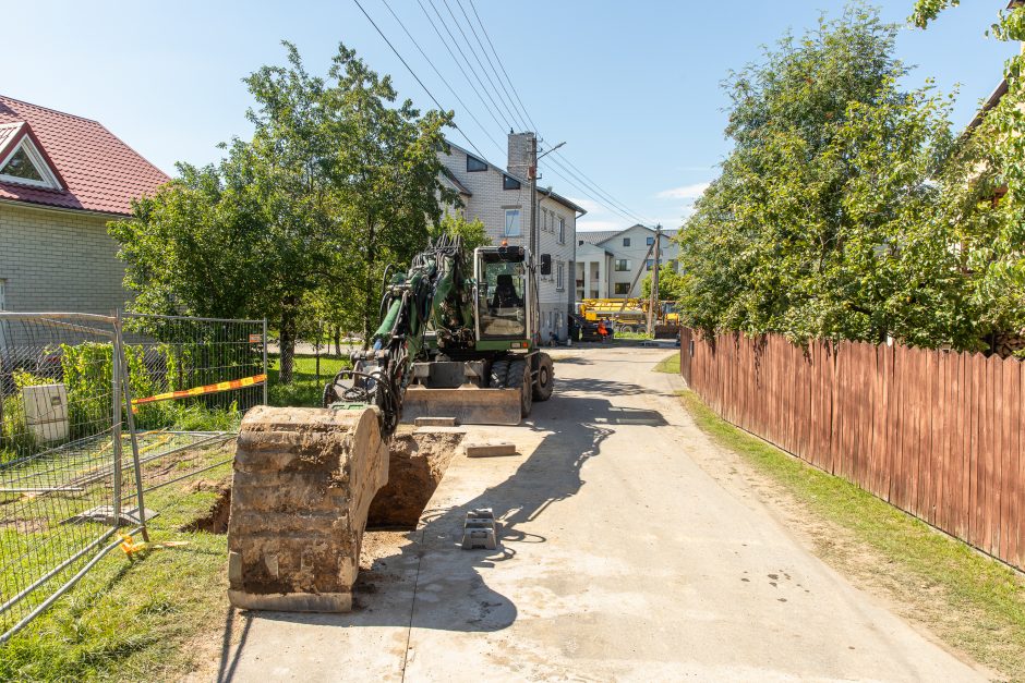 Dėl vykdomų darbų vienos Aleksoto gatvės gyventojai liko be vandens