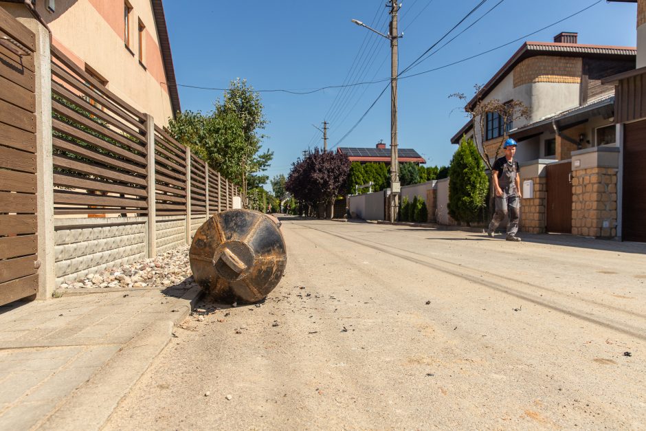 Dėl vykdomų darbų vienos Aleksoto gatvės gyventojai liko be vandens