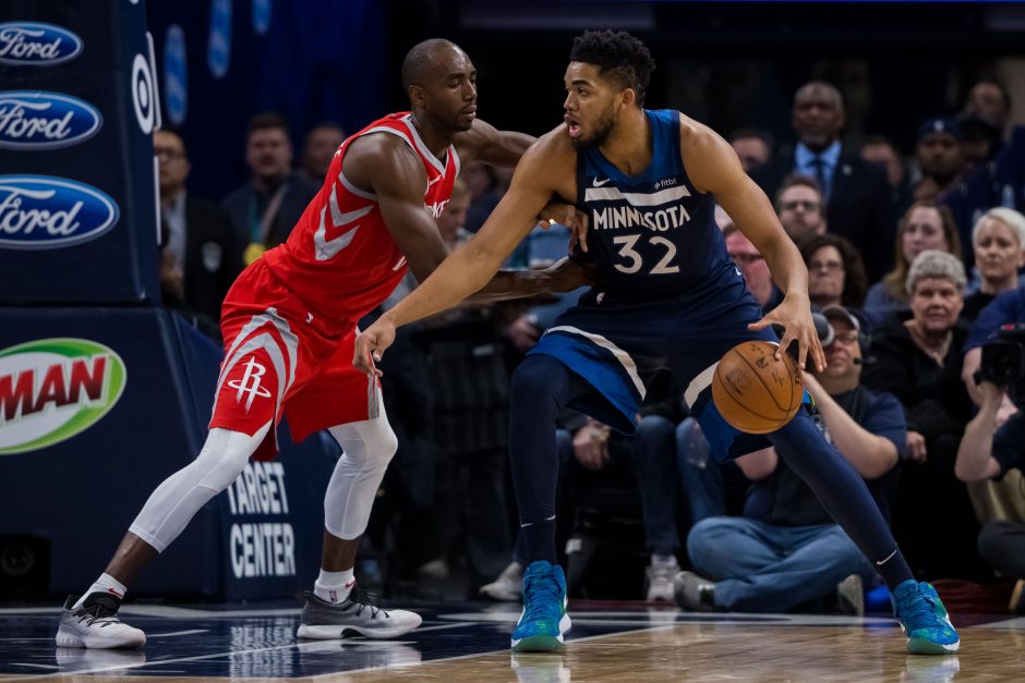 „Rockets“ nugalėjo „Timberwolves“