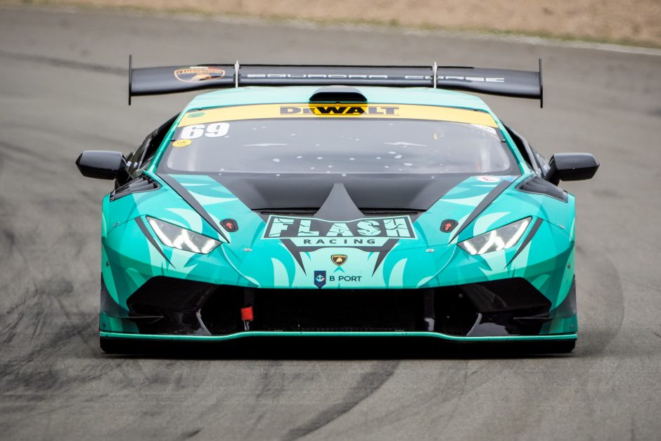 „NEZ6H” lenktynėse – sudegęs „Lamborghini“