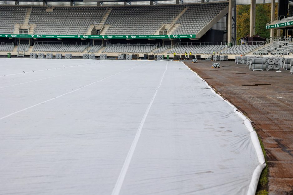 Dariaus ir Girėno stadiono direktorius apie futbolo rinktinės varžybų likimą: sukamės iš situacijos