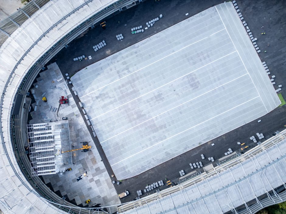 Dariaus ir Girėno stadiono direktorius apie futbolo rinktinės varžybų likimą: sukamės iš situacijos