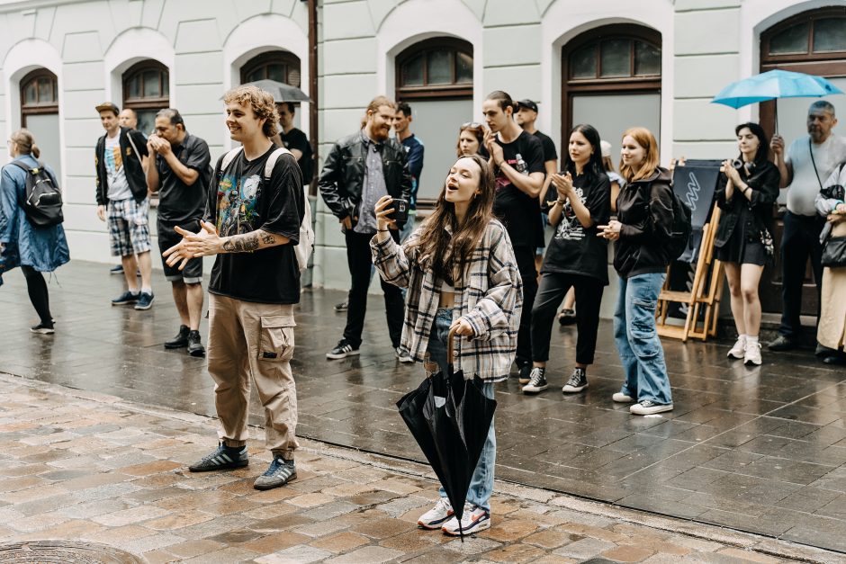 Kaune nuskambėjo Gatvės muzikos diena: liūtis žiūrovams – ne kliūtis