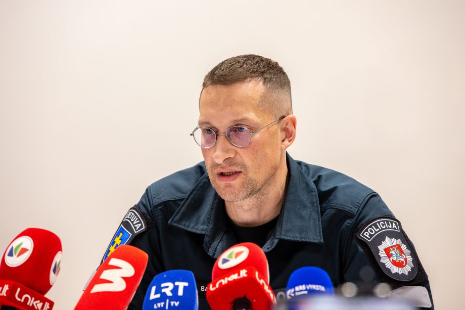 Sostinės policijai vadovaus dabartinis Kauno pareigūnų viršininkas M. Baršys