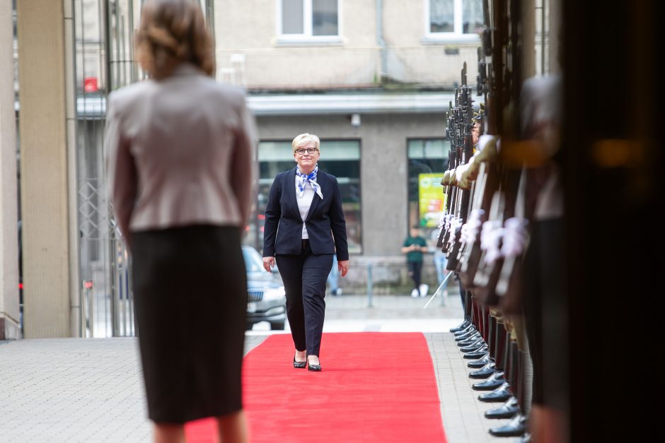 D. Nausėdienė inauguracijoje žavėjo subtilia klasika: pasirinko simbolinį papuošalą  