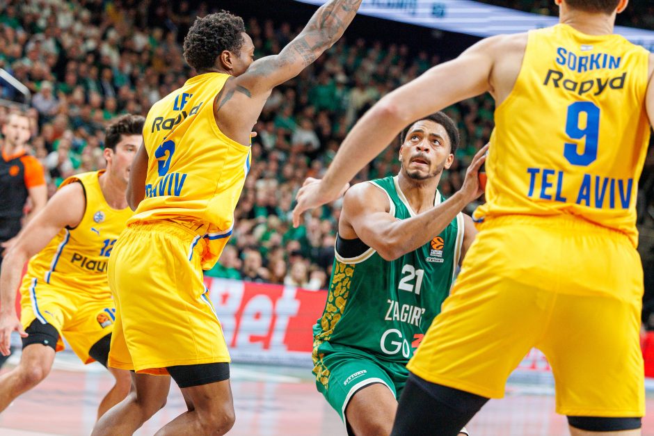 Eurolyga: Kauno „Žalgiris“ – Tel Avivo „Maccabi“ (78:63)