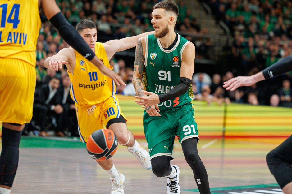 Eurolyga: Kauno „Žalgiris“ – Tel Avivo „Maccabi“ (78:63)