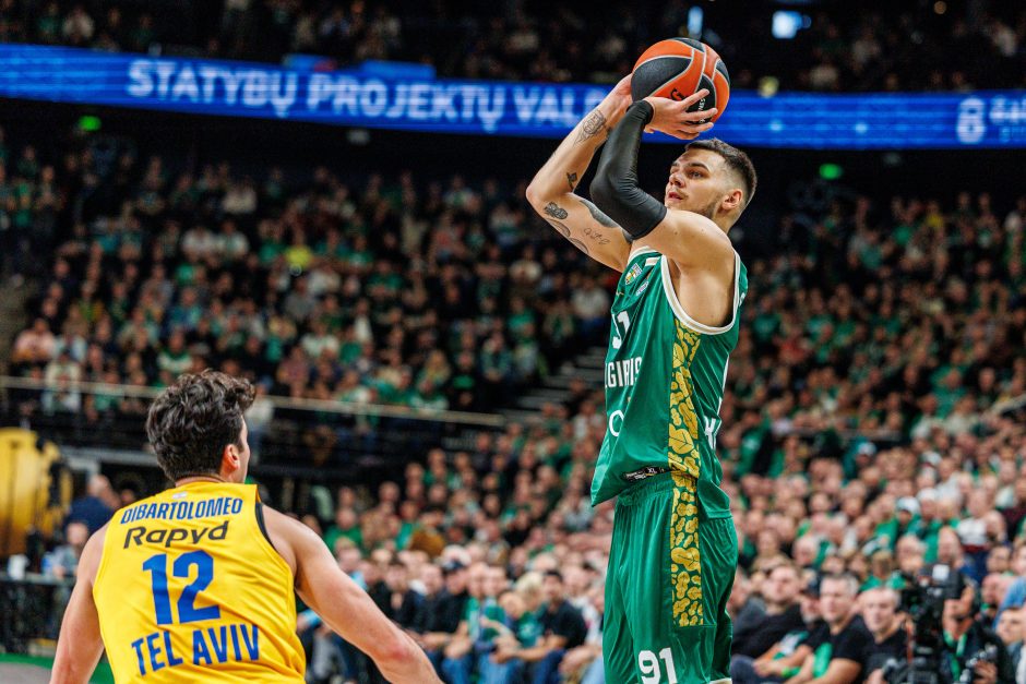 Eurolyga: Kauno „Žalgiris“ – Tel Avivo „Maccabi“ (78:63)