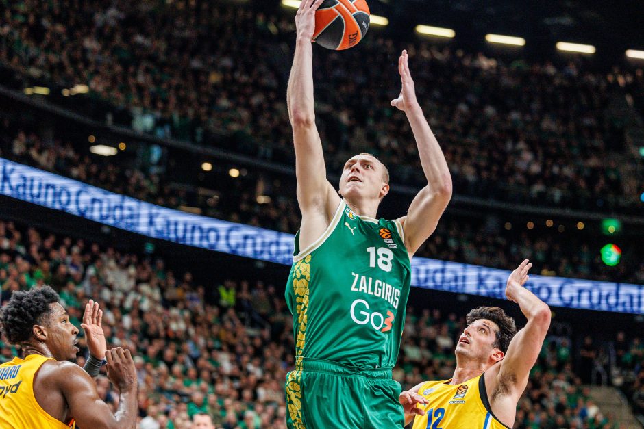 Eurolyga: Kauno „Žalgiris“ – Tel Avivo „Maccabi“ (78:63)