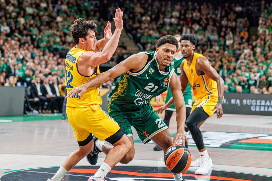 Eurolyga: Kauno „Žalgiris“ – Tel Avivo „Maccabi“ (78:63)