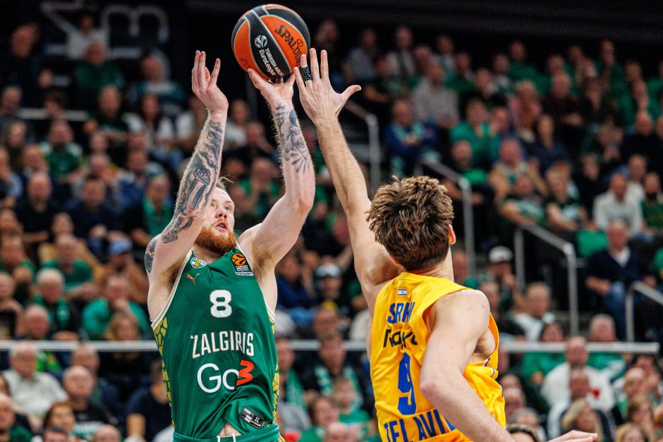 Eurolyga: Kauno „Žalgiris“ – Tel Avivo „Maccabi“ (78:63)