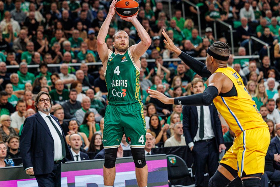 Eurolyga: Kauno „Žalgiris“ – Tel Avivo „Maccabi“ (78:63)