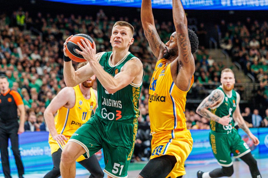 Eurolyga: Kauno „Žalgiris“ – Tel Avivo „Maccabi“ (78:63)