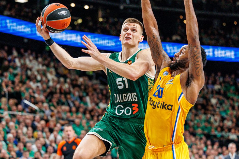 Eurolyga: Kauno „Žalgiris“ – Tel Avivo „Maccabi“ (78:63)