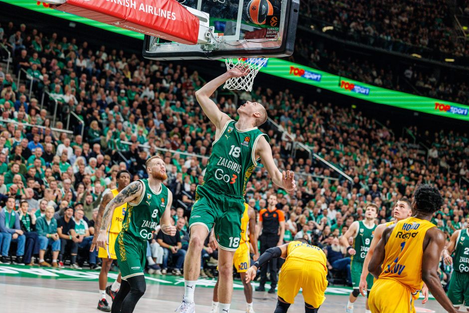 Eurolyga: Kauno „Žalgiris“ – Tel Avivo „Maccabi“ (78:63)