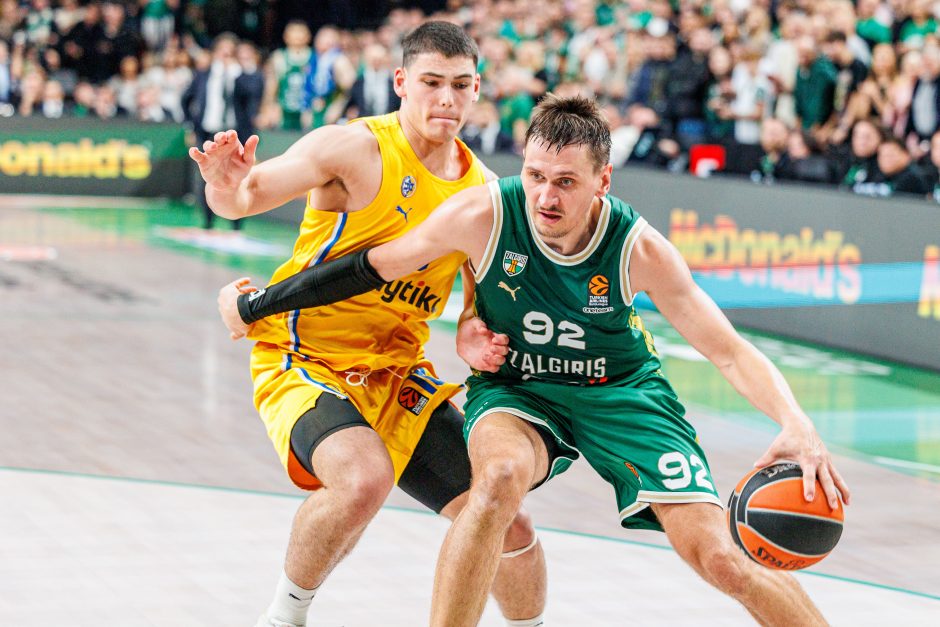 Eurolyga: Kauno „Žalgiris“ – Tel Avivo „Maccabi“ (78:63)