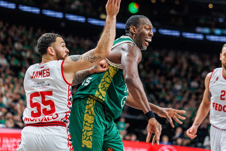 Eurolyga: „Žalgiris“ – „Monaco“ (63:62)