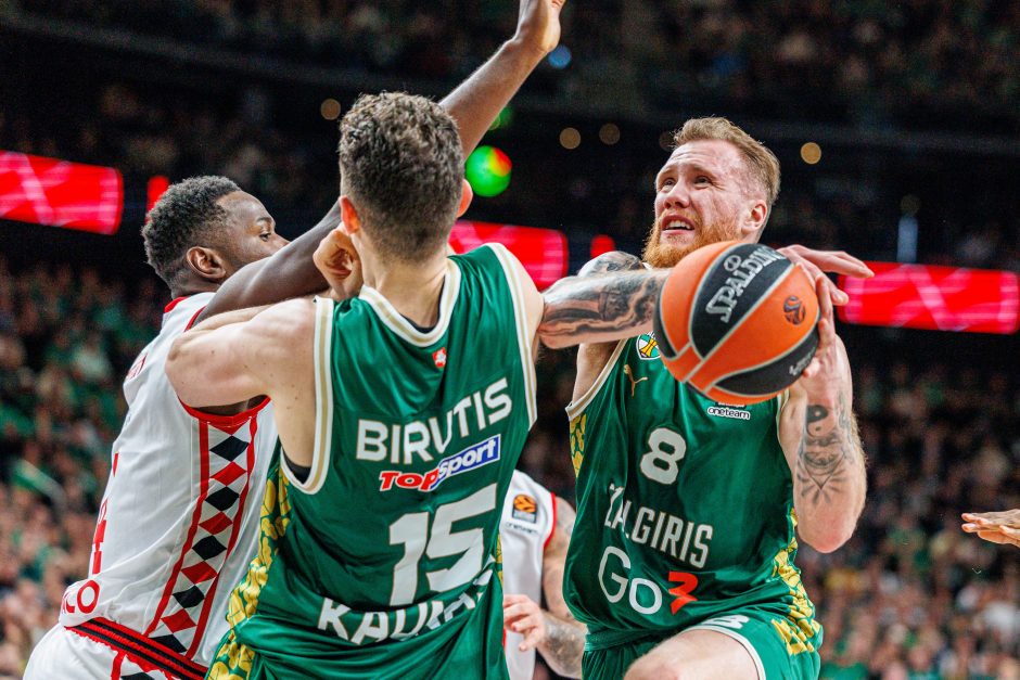 Eurolyga: „Žalgiris“ – „Monaco“ (63:62)