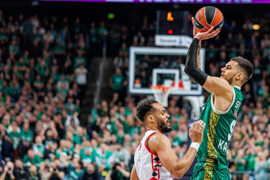 Eurolyga: „Žalgiris“ – „Monaco“ (63:62)