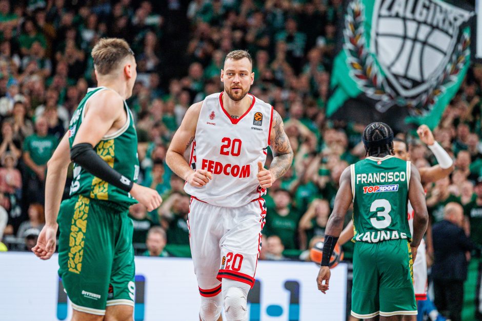 Eurolyga: „Žalgiris“ – „Monaco“ (63:62)