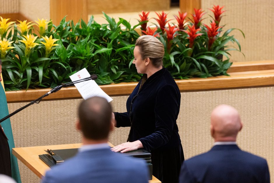 V. Čmilytė-Nielsen sako, kad opozicija kalbėsis dėl lyderio išrinkimo