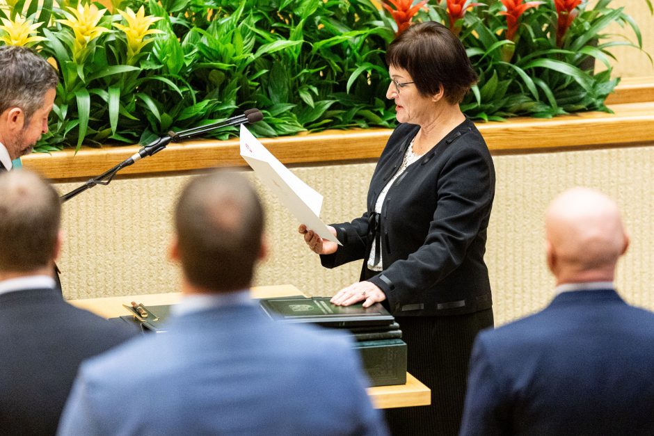 V. Čmilytė-Nielsen sako, kad opozicija kalbėsis dėl lyderio išrinkimo