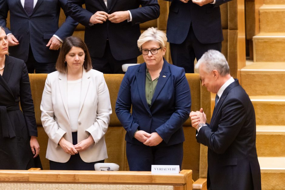 V. Čmilytė-Nielsen sako, kad opozicija kalbėsis dėl lyderio išrinkimo