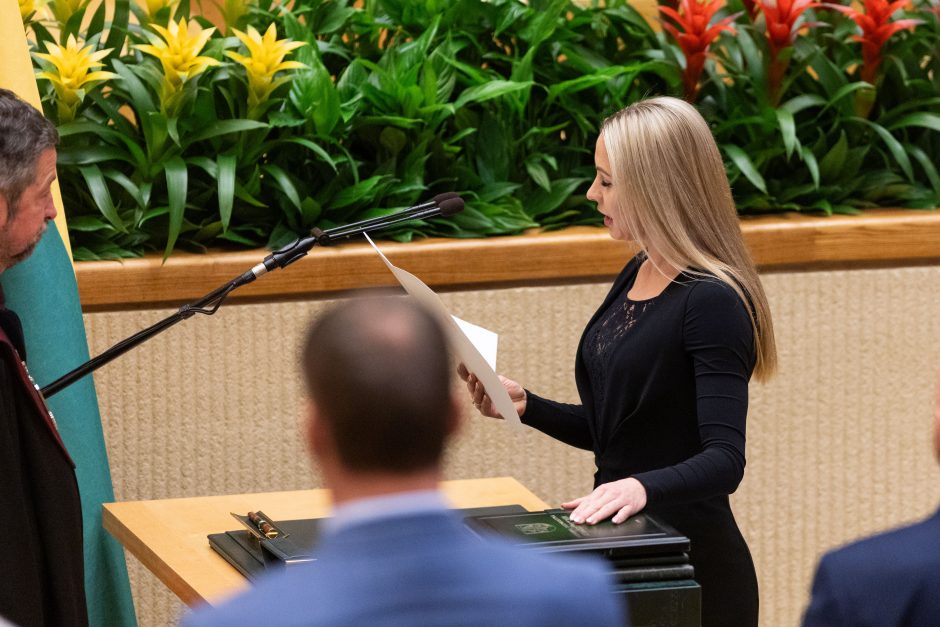 V. Čmilytė-Nielsen sako, kad opozicija kalbėsis dėl lyderio išrinkimo