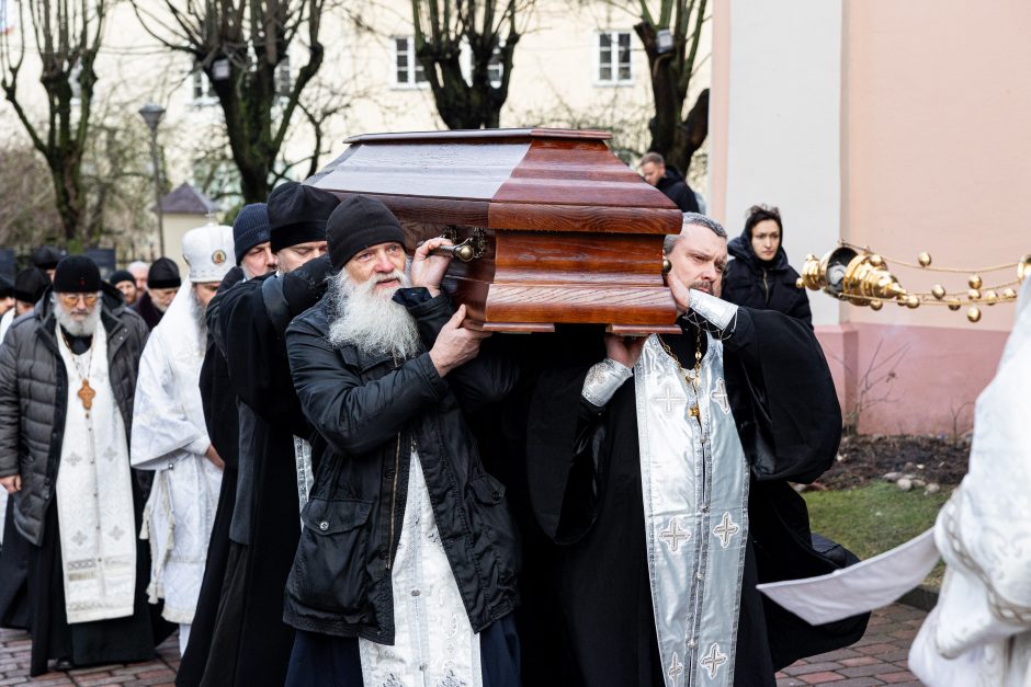 Vilniuje palaidotas buvęs Lietuvos stačiatikių metropolitas Chrizostomas