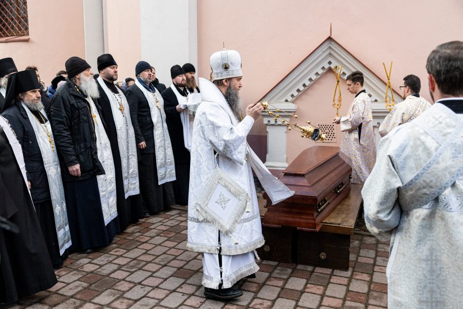 Vilniuje palaidotas buvęs Lietuvos stačiatikių metropolitas Chrizostomas