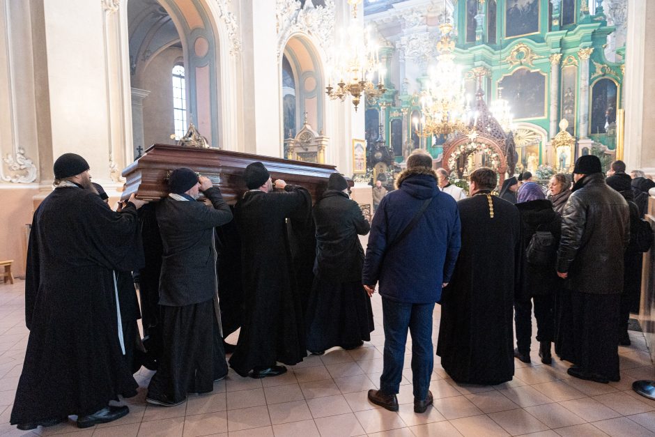 Vilniuje palaidotas buvęs Lietuvos stačiatikių metropolitas Chrizostomas