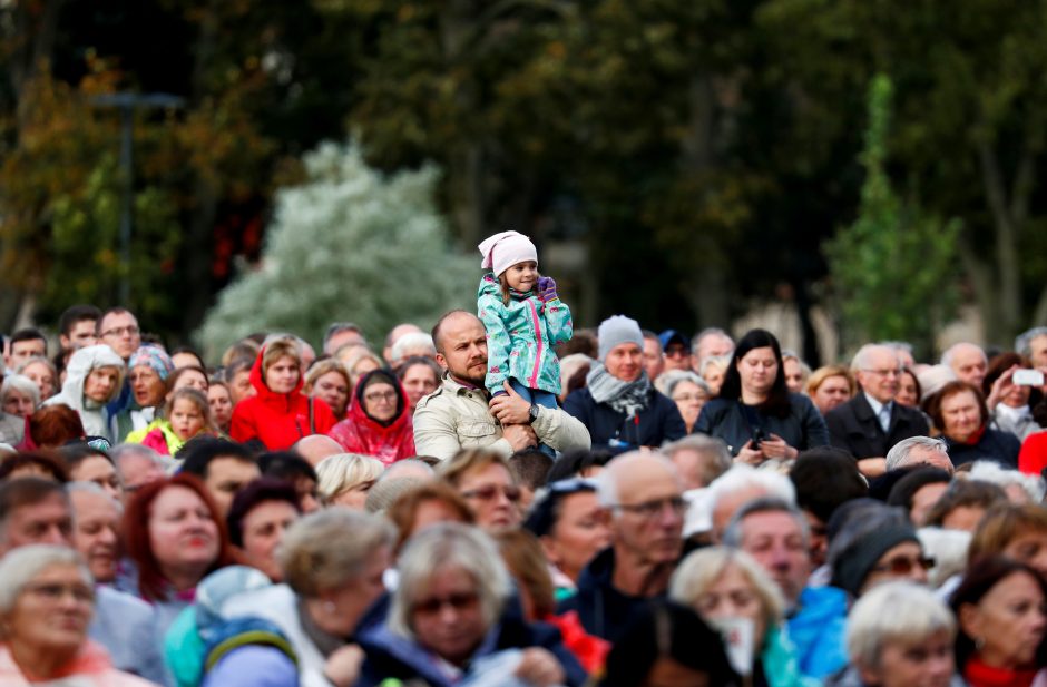 Popiežius: represijas iškentėjusi Lietuva gali tapti vilties švyturiu