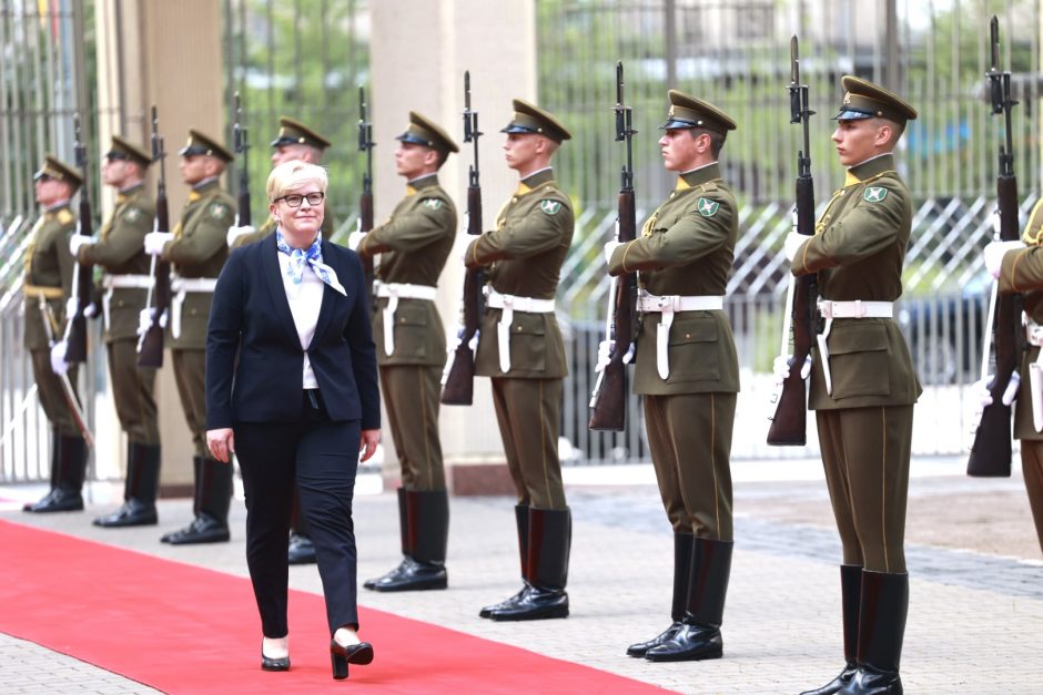 D. Nausėdienė inauguracijoje žavėjo subtilia klasika: pasirinko simbolinį papuošalą  