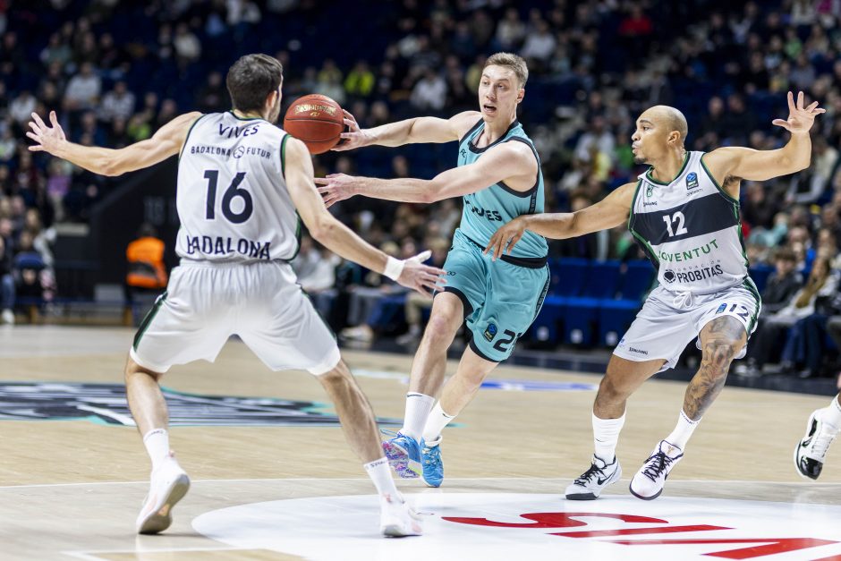 Europos taurė: Vilniaus „Wolves“ – Badalonos „Joventut“ 79:94