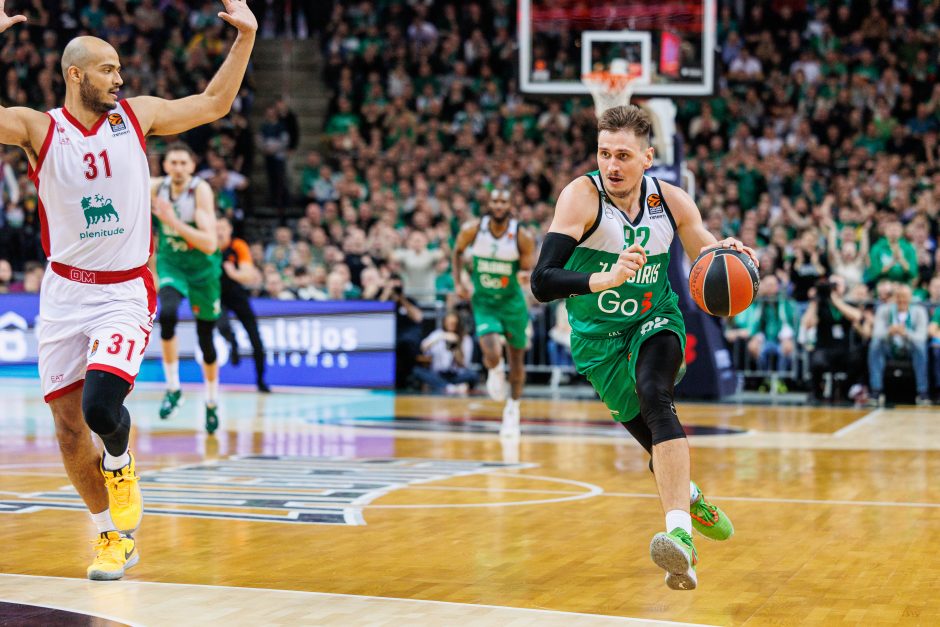 „Žalgiris“  iškovojo itin svarbią pergalę prieš Milano ekipą 