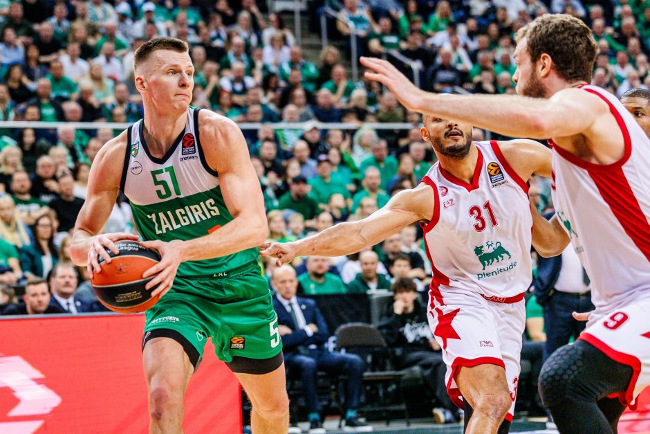 „Žalgiris“  iškovojo itin svarbią pergalę prieš Milano ekipą 