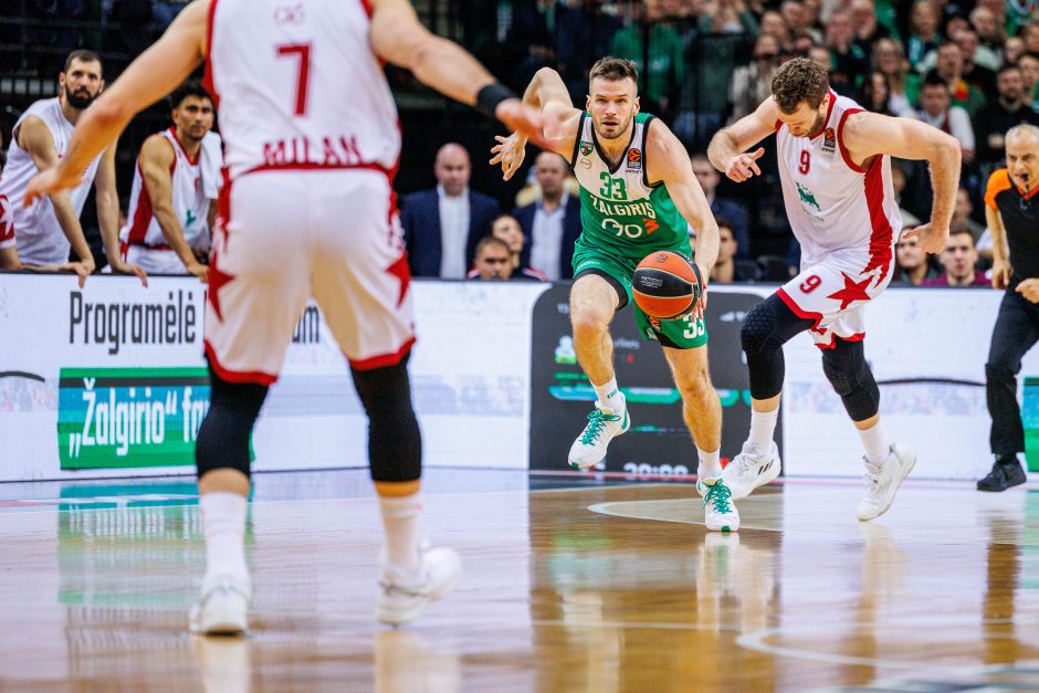 „Žalgiris“  iškovojo itin svarbią pergalę prieš Milano ekipą 