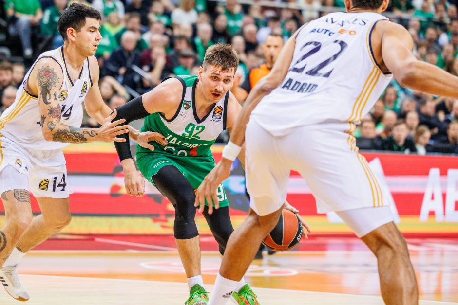 Eurolyga: Kauno „Žalgiris“ – Madrido „Real“ 62:64