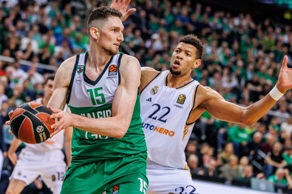 Eurolyga: Kauno „Žalgiris“ – Madrido „Real“ 62:64