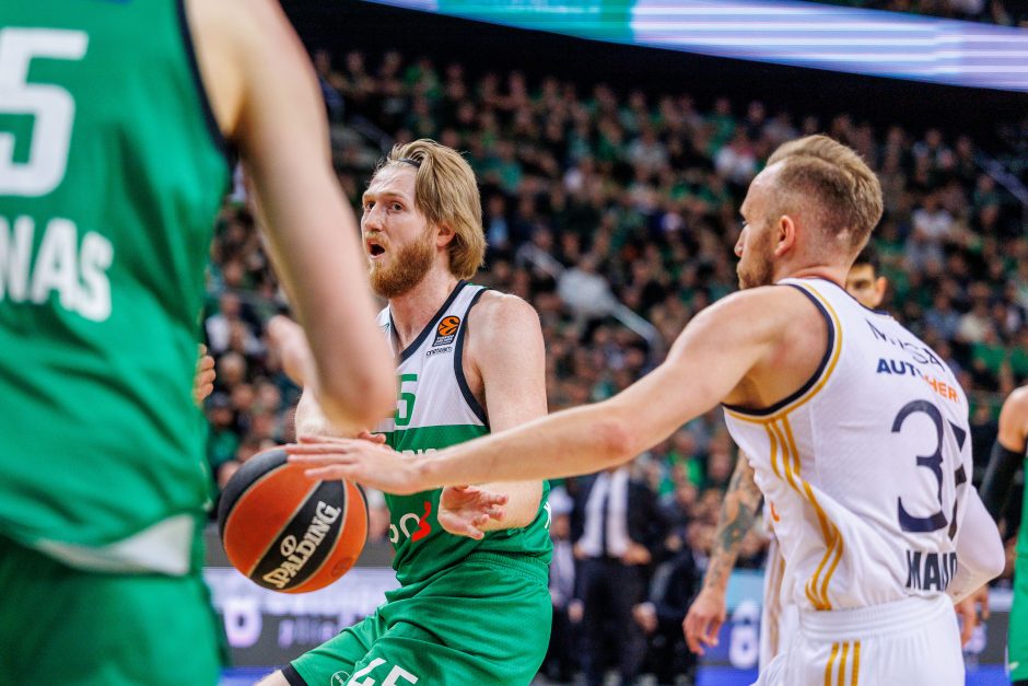 Eurolyga: Kauno „Žalgiris“ – Madrido „Real“ 62:64