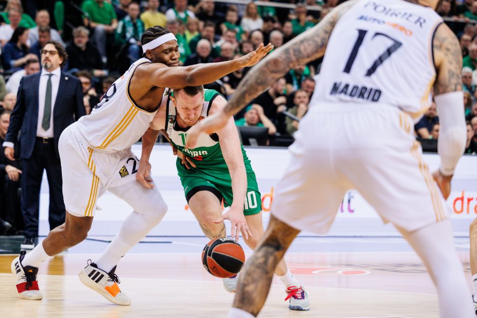 Eurolyga: Kauno „Žalgiris“ – Madrido „Real“ 62:64