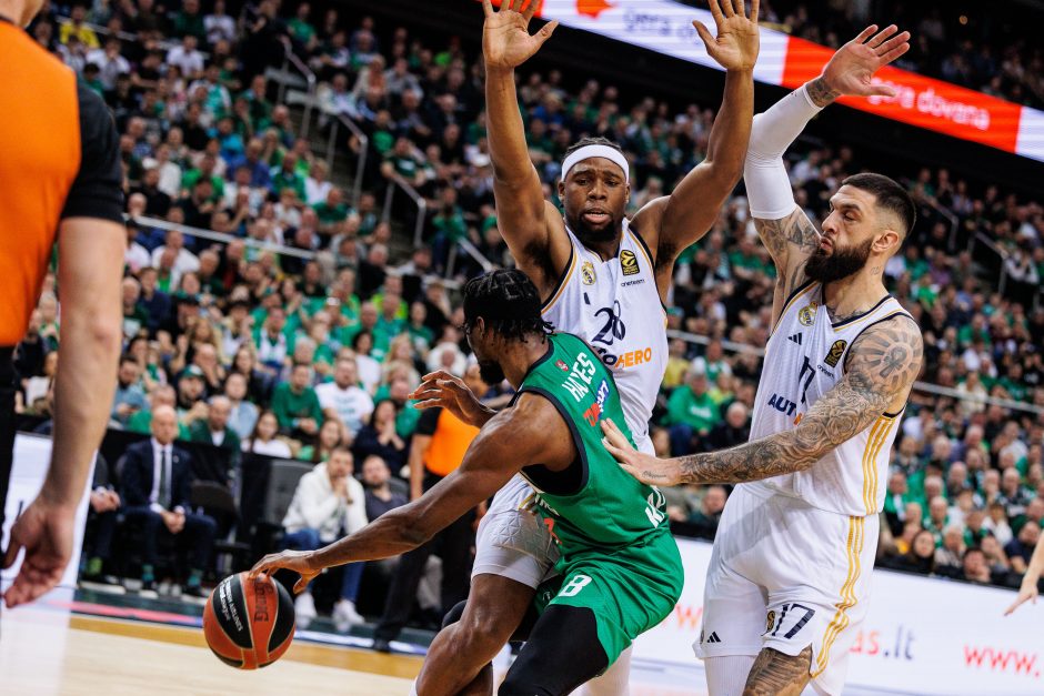 Eurolyga: Kauno „Žalgiris“ – Madrido „Real“ 62:64