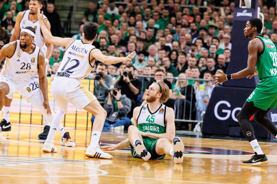 Eurolyga: Kauno „Žalgiris“ – Madrido „Real“ 62:64