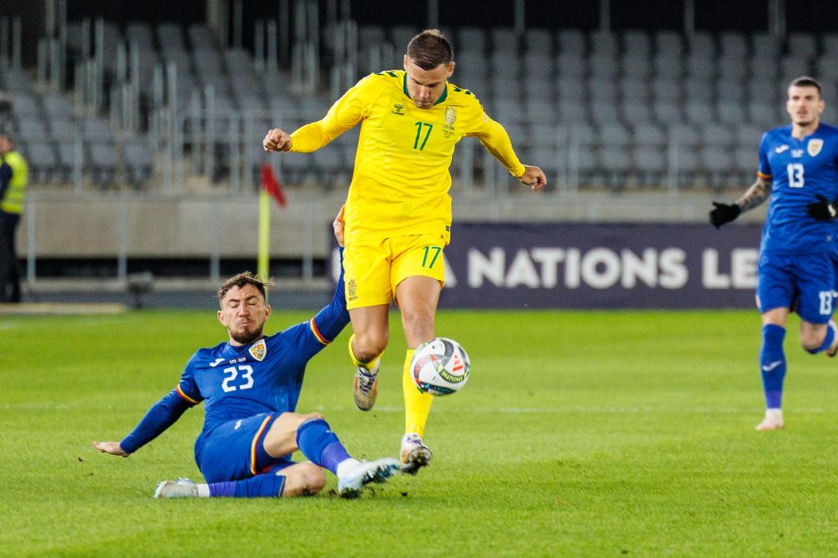 UEFA Tautų lyga: Lietuva – Rumunija 1:2