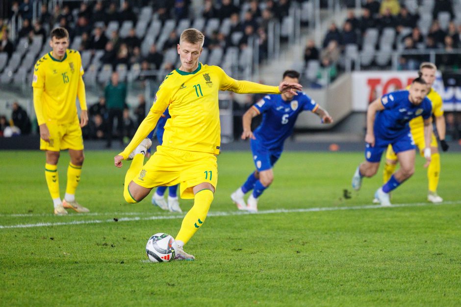 UEFA Tautų lyga: Lietuva – Rumunija 1:2