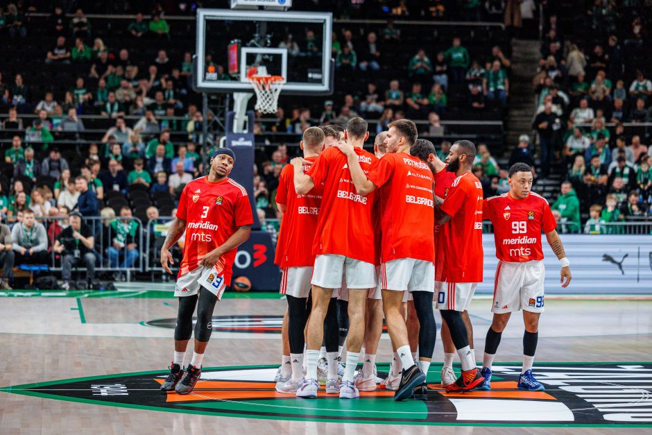 Eurolyga: Kauno „Žalgiris“ – Belgrado „Crvena Zvezda“ 86:84