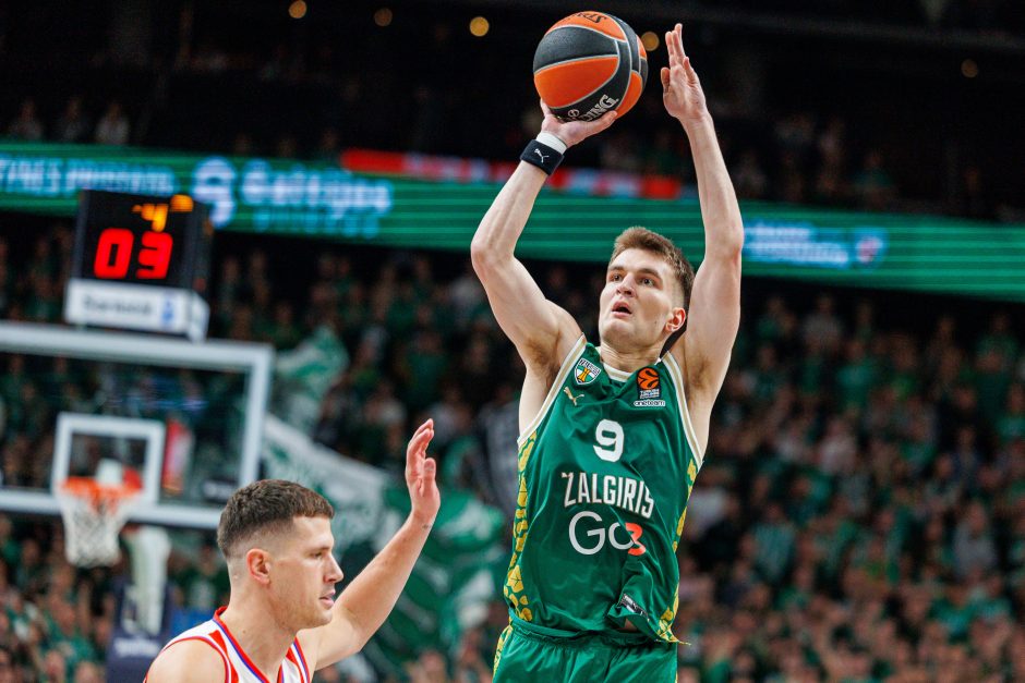 Eurolyga: Kauno „Žalgiris“ – Belgrado „Crvena Zvezda“ 86:84