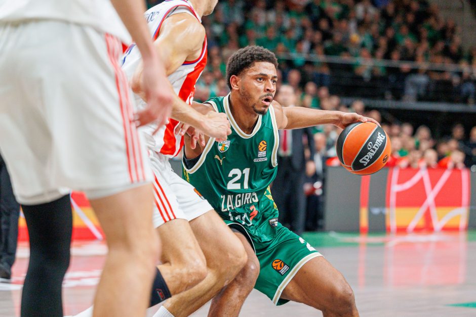 Eurolyga: Kauno „Žalgiris“ – Belgrado „Crvena Zvezda“ 86:84