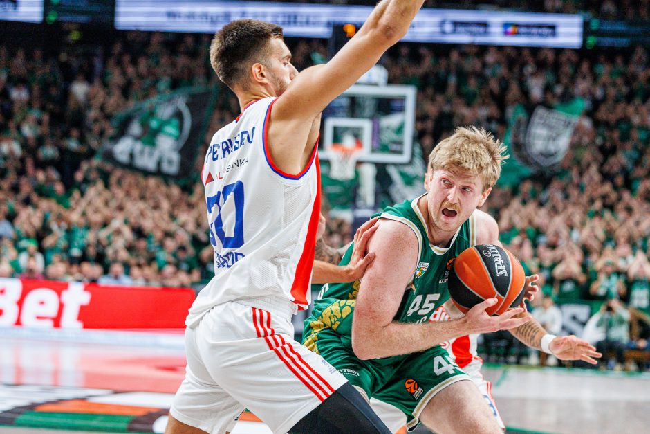 Eurolyga: Kauno „Žalgiris“ – Belgrado „Crvena Zvezda“ 86:84